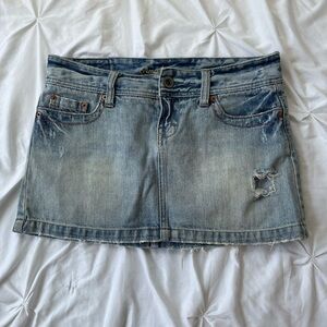 Denim Mini Skirt